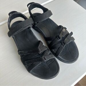 Black Teva Terra Sport Sandals - Women’s Size 10/EU 41